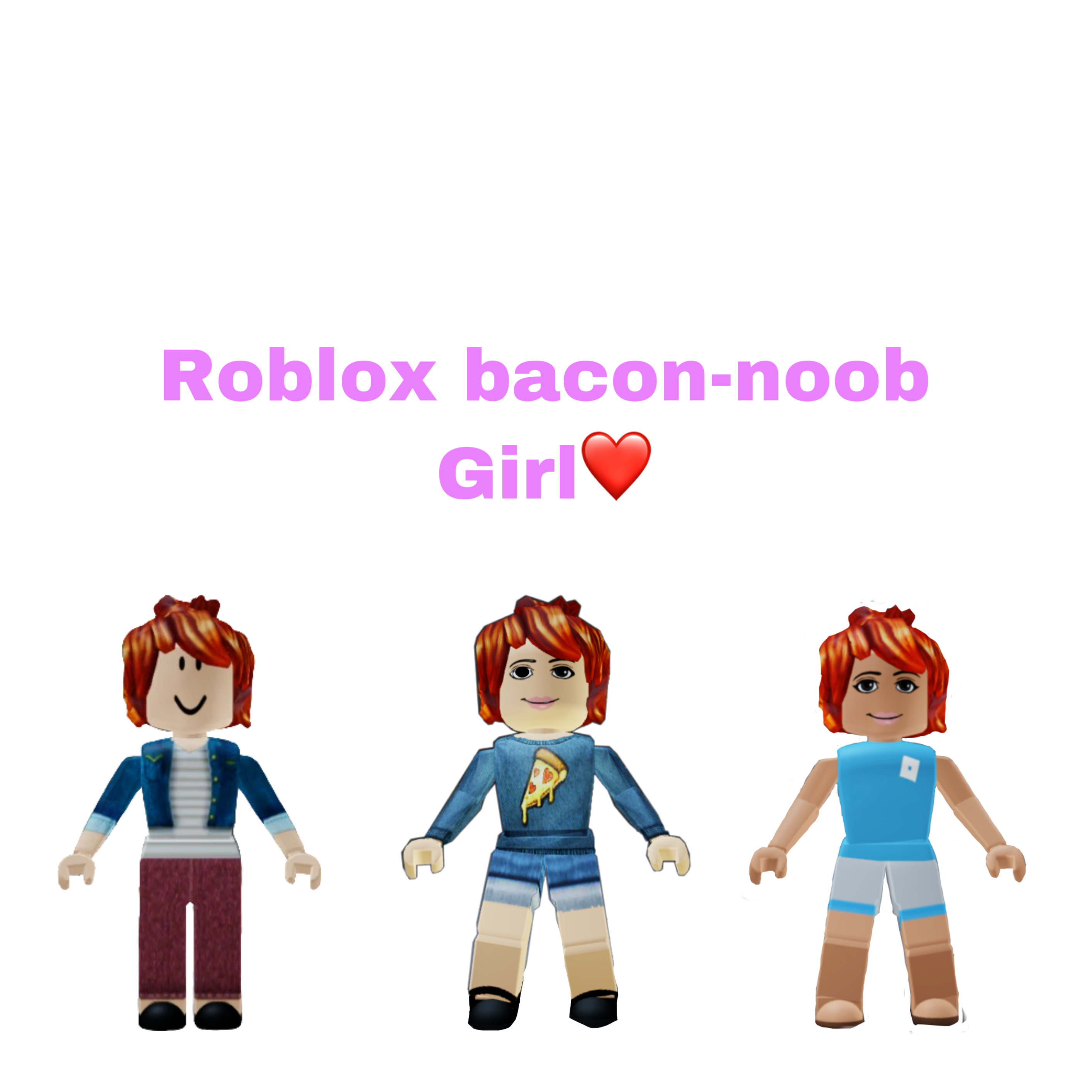 freetoedit roblox bacon girl image by @miaturnschuh