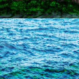 freetoedit island reflection jungle ocean atsea