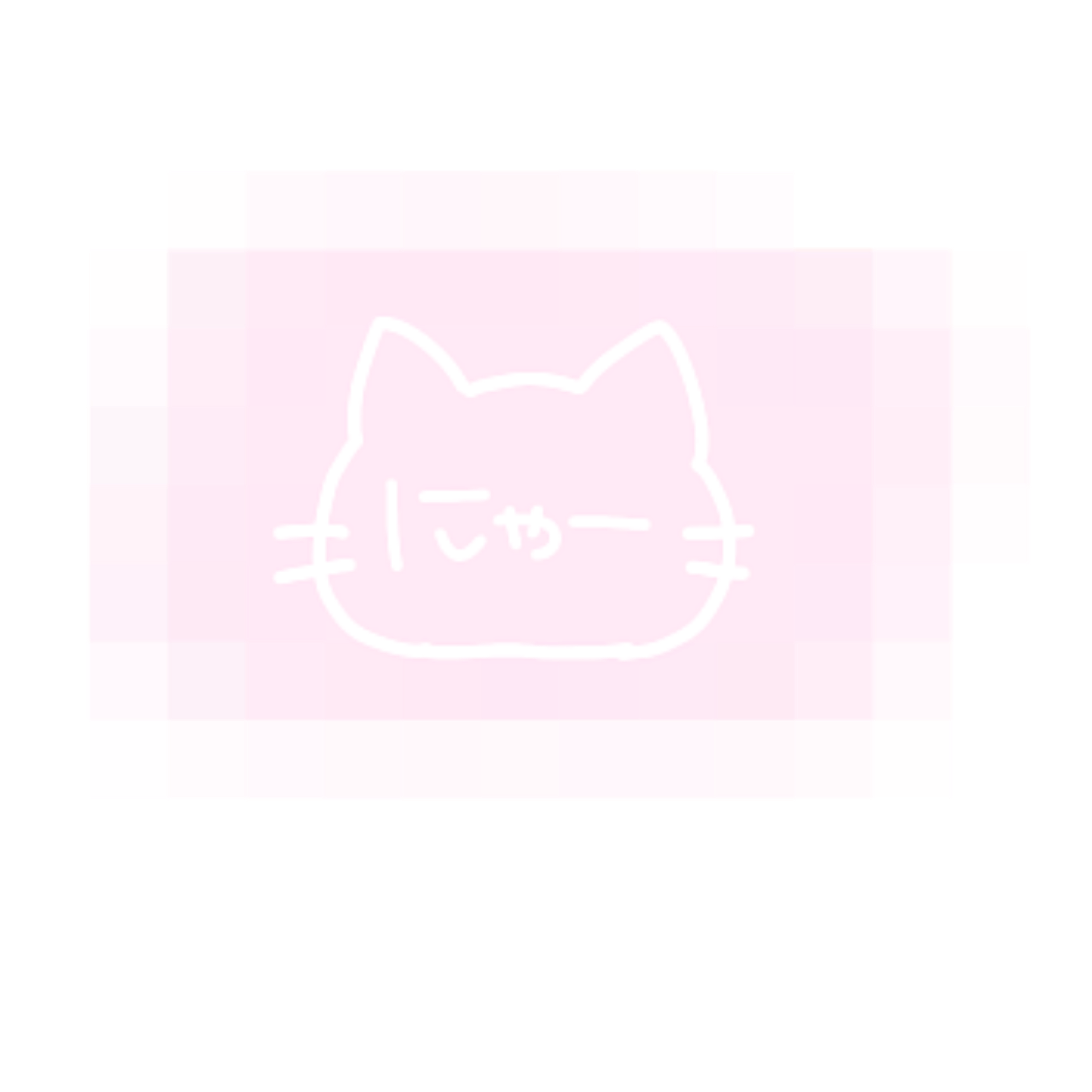 量産型 スタンプ 落書き 顔隠し モザイク 猫 ネコ ねこ sticker by