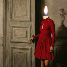 edit surreal model candle candlelight reddress madewithpicsart freetoedit