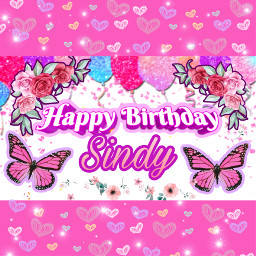 freetoedit birthday pinkaesthetic2021 sindy