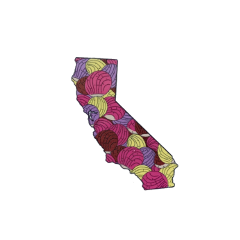 latin mexican bread conchas conchitas colorful yellow pink purple california cali love girly sticker state cutout shape brown brownpride lowrider oldies chicano chicana chingona freetoedit