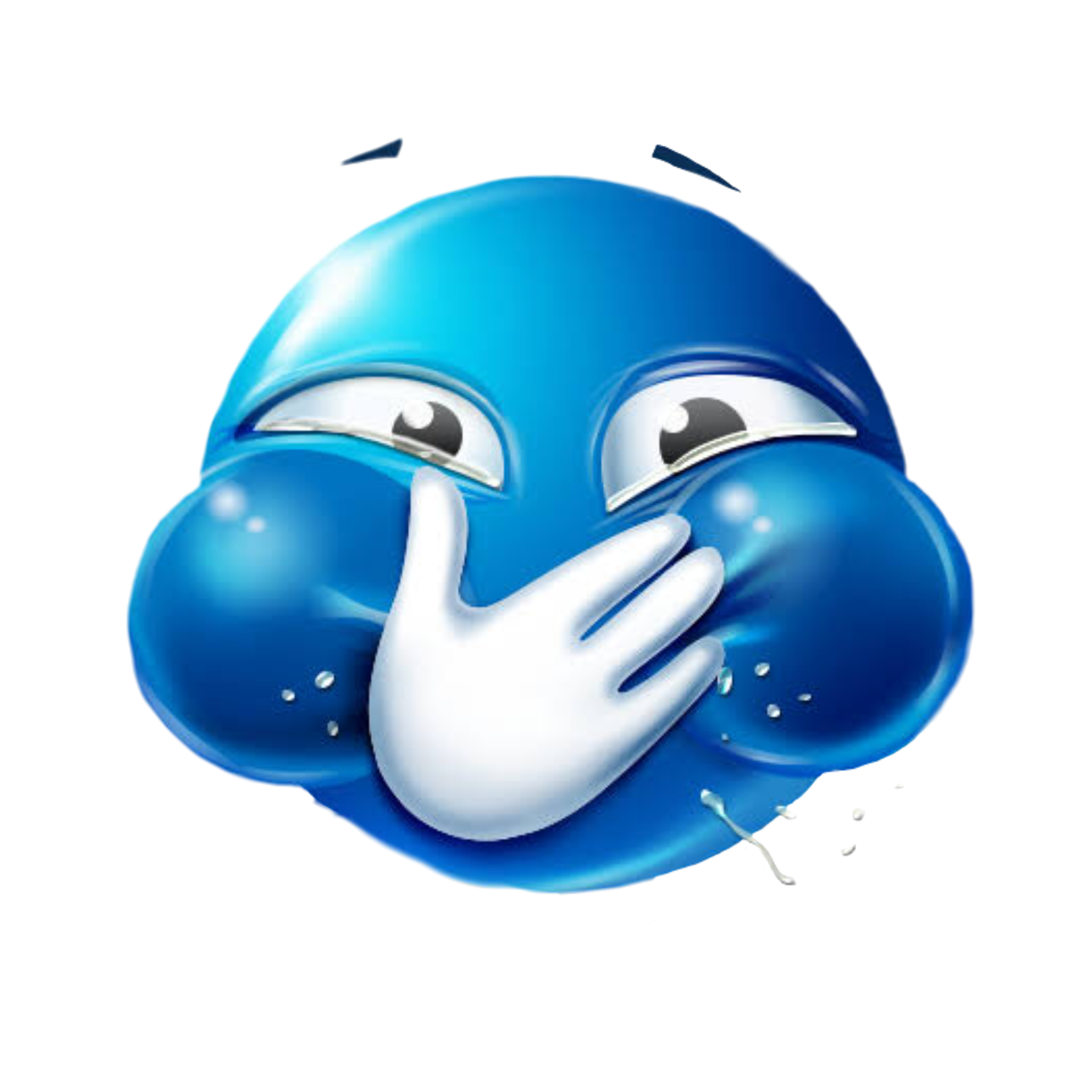 bluetiktokemoji blue tiktok emoji sticker by @ch4rl9tte 