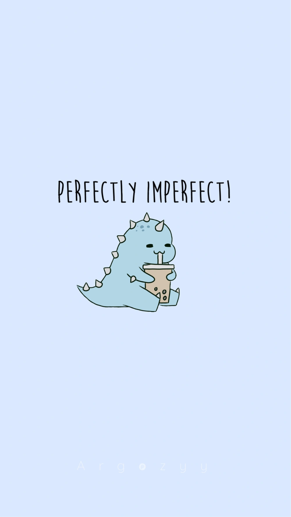 #dinosaur #cute #blue #perfectlyimperfect