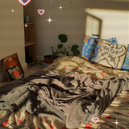 room aesthetic bed sunlit sunshine indie freetoedit local