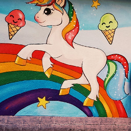 unicorn rainbow me colorfull