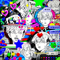 7890 chifuyu chifuyumatsuno tokyorevengers tr toman tokyomanjigang anime manga complex edit complexedit cybercore webcore glitchcore cyber web core rainbow colorful mikey draken baji takemichi mitsuya
