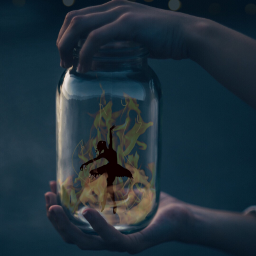freetoedit fire heart балерина стекло огонь пожар иллюзия illusion банка picsart ballerina ircanemptyjar anemptyjar
