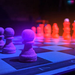 4asno4i mywork myart chess glow neon freetoedit