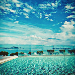 nature pool relax blue mountain filter photography beautiful beach freetoedit local