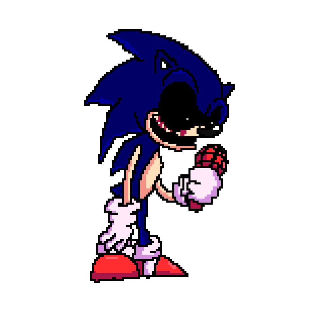 Fnf Sonic Exe Pixel Art Maker | Sexiz Pix