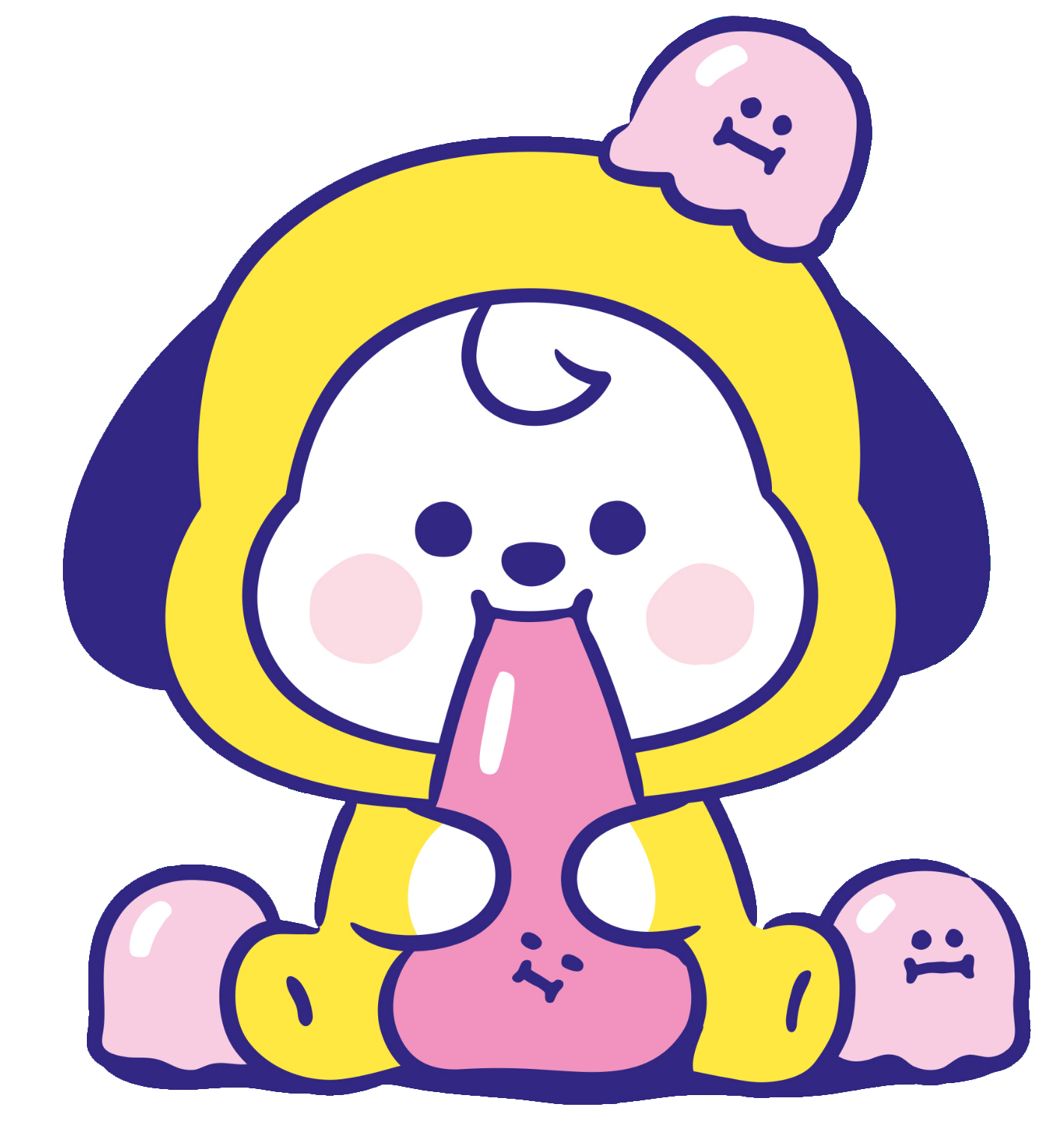 chimmy bt21 baby candy freetoedit sticker by @bt21-lover