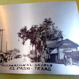 brillaperla photographybymargarita photoinphoto bridge elpaso juarez border sistercities oldphoto vintage history heritage gallery texas mexico freetoedit