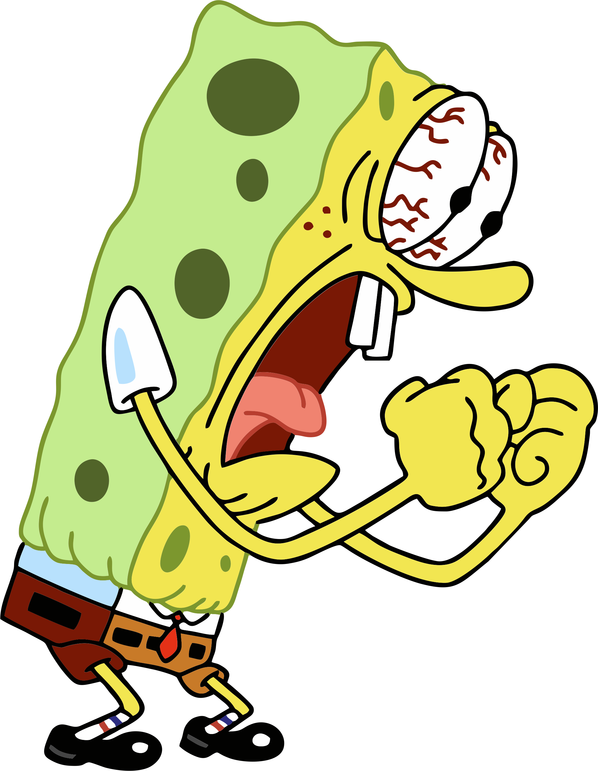 Freetoedit Spongebob Angry Mad Sticker By spongelebob