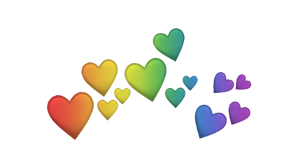 heart hearts emoji emojis crown overlay lgbt lgbtq pride freetoedit