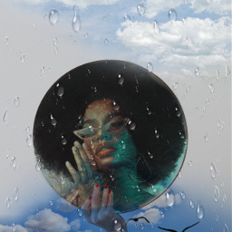 freetoedit girl afro emotions clouds birds rain tears inspiration irctimetoreflect timetoreflect