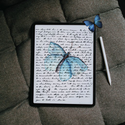 writing written apple blue butterfly butterflies bluebutterflies bluebutterfly black white blackandwhite ipad sofa pen freetoedit picsart srchandwrittenbackground handwrittenbackground