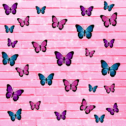 glitter shine pink blue violet white butterfly cute mariposa pared freetoedit