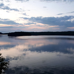 reflection water mirror sunset lake nature freetoedit pcispywithmylittleeye ispywithmylittleeye