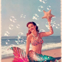 mermaid bubbles water ocean sea beach summer tinkertailorartist mypieceofpeace freetoedit rcfloatingbubbles floatingbubbles