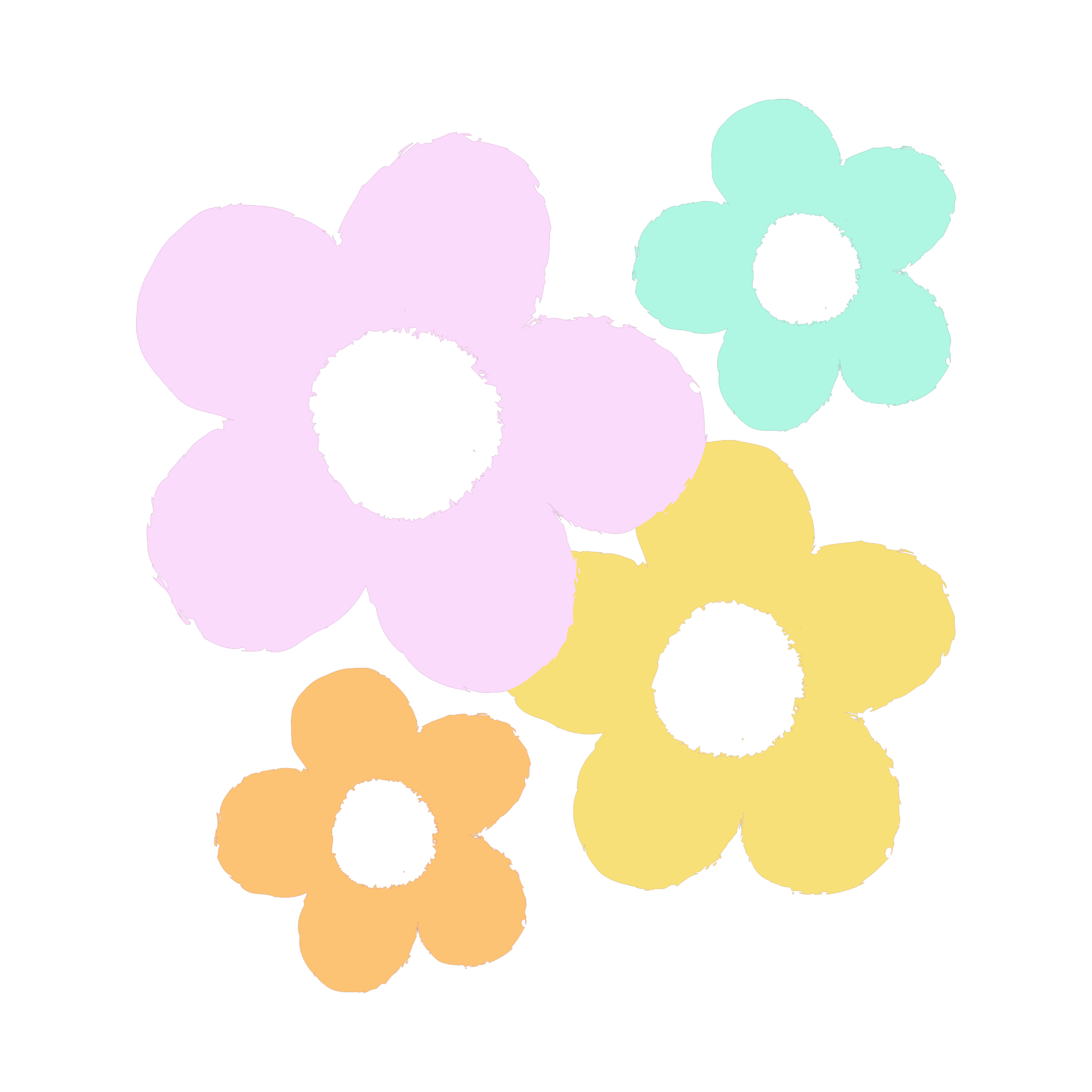 flowers hippie 60s 70s flowerpower sticker by @messyxclowns