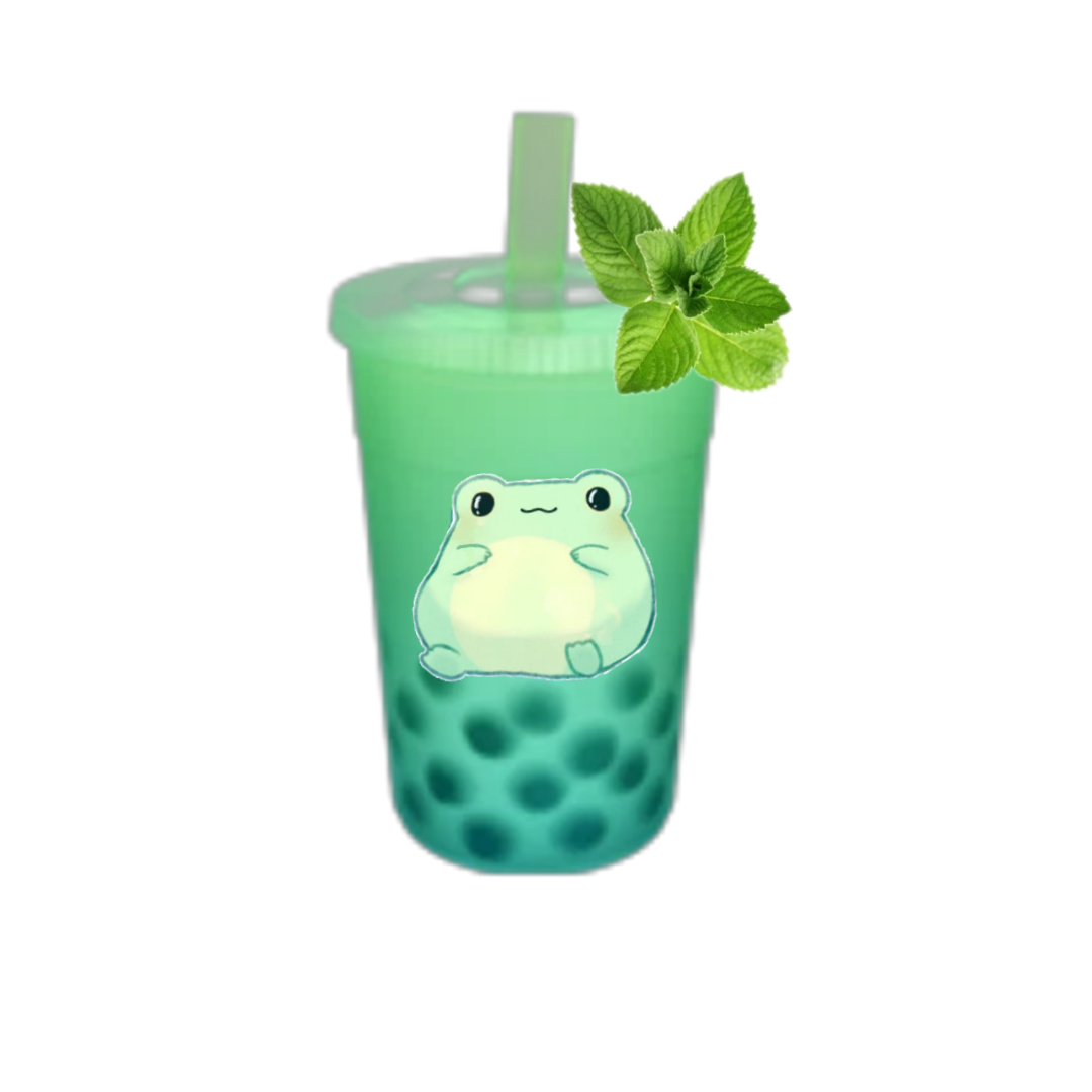 freetoedit Emoji bubble tea sticker by ender_girl1211