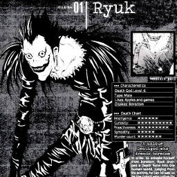 deathnote jetblackaesthetic ryukdeathnote ryuk blackaesthetic blackbackground anime manga lightyagami