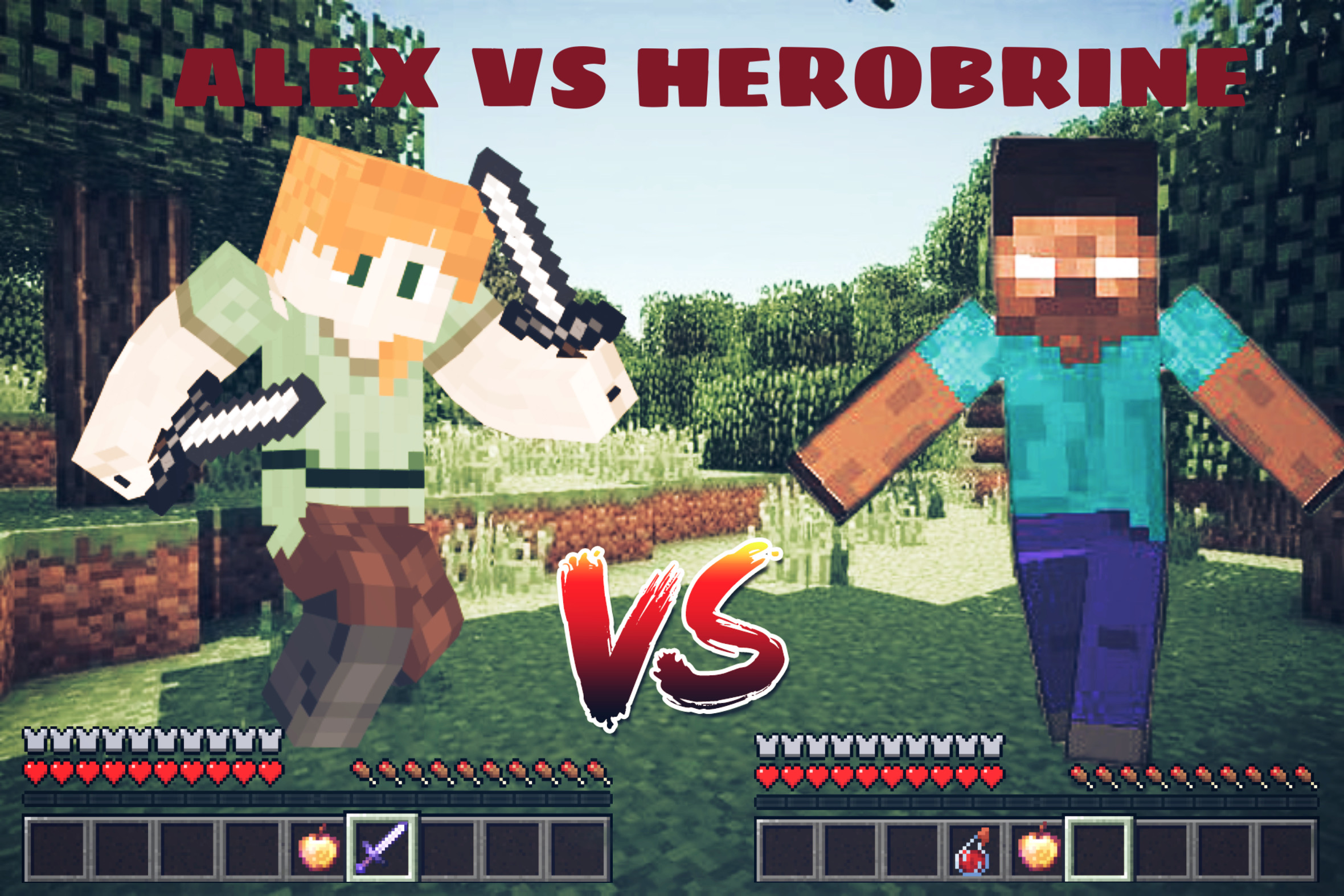 GIRL vs. HEROBRINE - Minecraft 