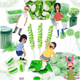 bobsburgers green greenaesthetic candy freetoedit eccolorgreen colorgreen
