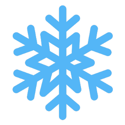 snow snowflake winter png sticker blue