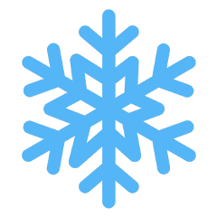 snow snowflake winter png sticker blue freetoedit default