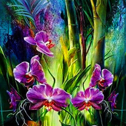 freetoedit orchids flowers garden park colorful modernart mydesign aifozart