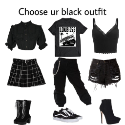 black interesting dark skirt fun shorts t trousers hoodie jumper sweatshirt choose freetoedit outfit clothes nice cool aesthetic vibe nighttime midnight heart
