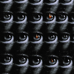 eyes wallpaper circles red scary spooky dark