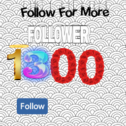 1300 followers freetoedit