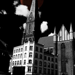 blackandwhite photography myedit madewithpicsart street myphoto urban travel capture red monochrome streetphotography moon clouds city castle architecture surreal town stadt single shopping luna