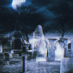 freetoedit graveyard ghost moon halloween spooky horror dark creepy madewithpicsart picsarteffects myedit enigmaart