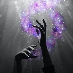 freetoedit magic stars galaxy hands fingers arms feelit
