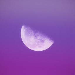луна фиолетовые_тона moon freetoedit