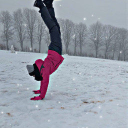 freetoedit turnen snow gymnastic