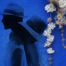 blue couples love pareja amor beautiful flowers background wallpaper fondodepantalla freetoedit remixit