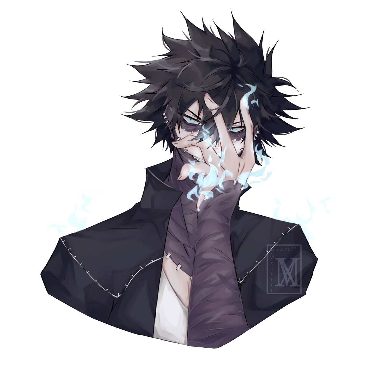 Mha Myheroacademia Dabi Sticker By Moonlight Fandom