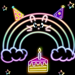 neon rainbow star challenge kawaii cute birthday winner happybirthday cake birthdaycake party lights light awww aww lifeisbeautiful pinkypower pinkypower333 louloucalastical louloucàlastical freetoedit ecneonstickersfun neonstickersfun