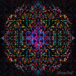 abstract manipulation digitalart mandala mirrortool colorful magical modern freetoedit