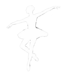 freetoedit ballet sillouette white