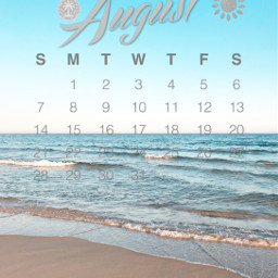 beach summer augustcalendar2022 freetoedit srcaugustcalendar2022
