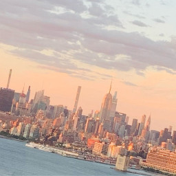 freetoedit nyc newyork newyorkcity sundown eveningvibes sunset