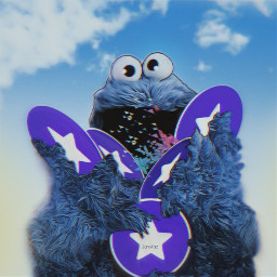 cookiemonster badges blueberry cookies yummy masterstoryteller badge freetoedit