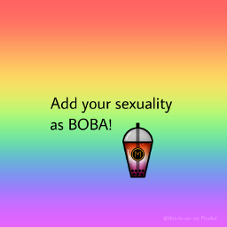lgbt lgbtq pride boba lesbian freetoedit