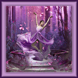 ballerina dreamdancer lilac freetoedit srclevitatingpetals levitatingpetals